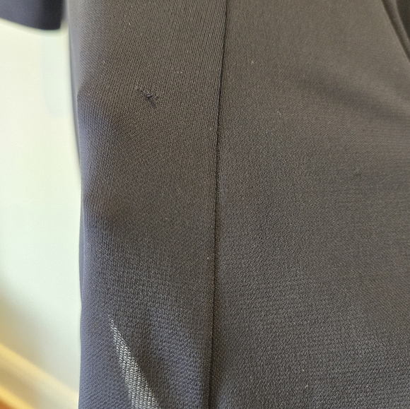 BCBG Max Azria Navy Dress with Leather Collar Size XS - Picture 10 of 11